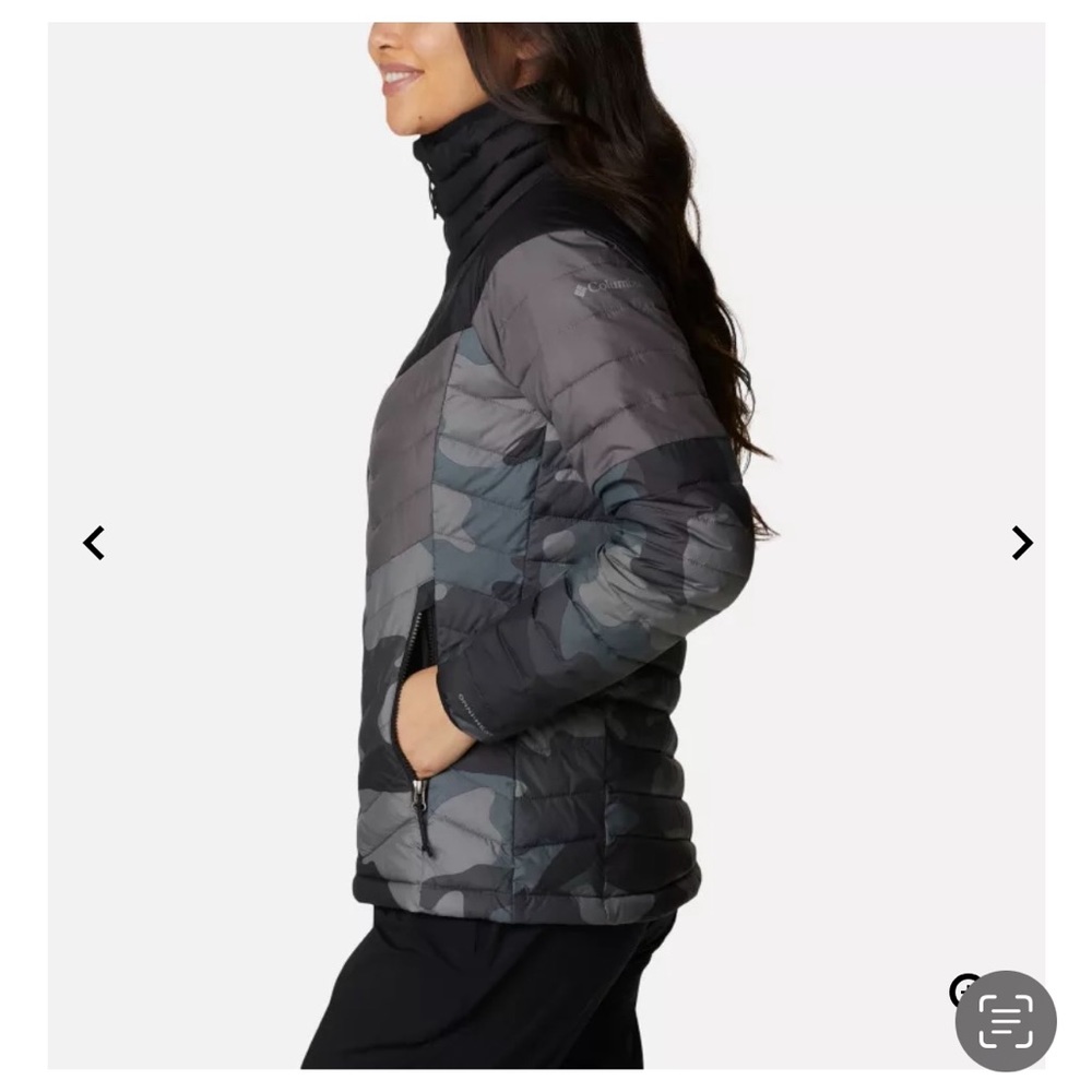 Columbia Camouflage Camo Puffy Winter Coat Jacket